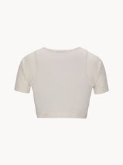CELĒIT - CROP TEE WHITE